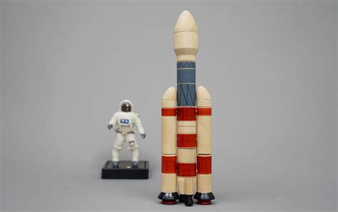 Buy GSLV Wooden Rocket Online | ISRO Official Merchandise – indic ...