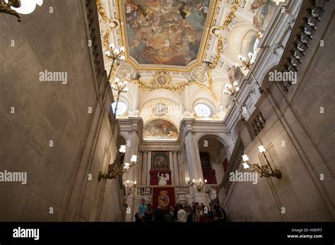 Royal palace madrid interior hi-res stock photography and images - Alamy