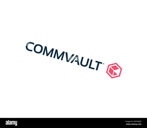 Commvault, Rotated Logo, White Background B Stock Photo - Alamy