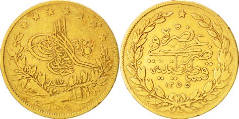 Turkey Gold 100 Kurush Coins