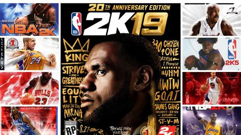 LeBron James' 20th Anniversary Edition And Every 'NBA 2K' Cover Ever Created