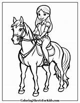 Horse Riding Coloring Pages Free Downloads  Sheets For Kids sketch template