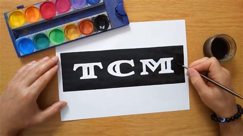 How to draw the TCM logo - TCM Turner Classic Movies - YouTube