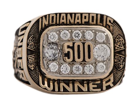 Lot Detail - 1992 Indianapolis 500 Winners Ring (Unser)