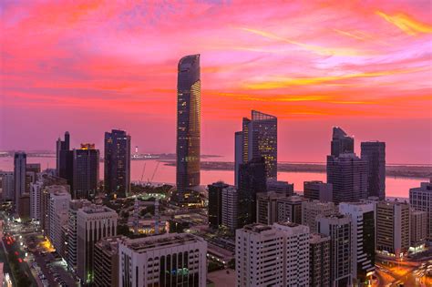 Abu Dhabi Sunset | SkyriseCities