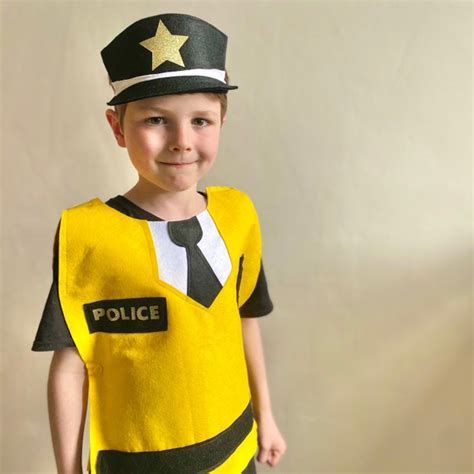 Kids Police Costume Personalised Police Dress Up Adult | Etsy