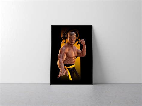 Frank Dux Bloodsport Illustration Art Print Poster JCVD | Etsy