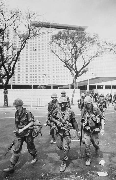 Aftermath Of Tet Offensive In Saigon | US troops walk across… | Flickr