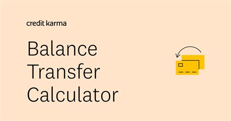 Credit Card Balance Transfer Calculator | Intuit Credit Karma