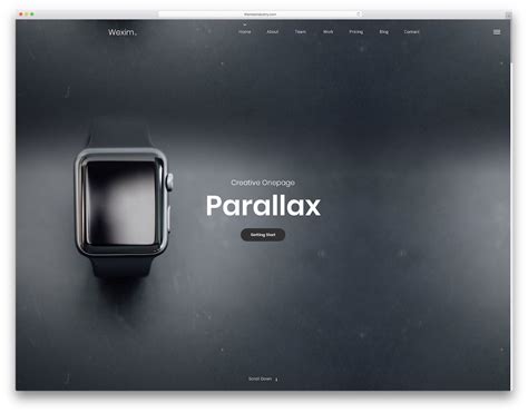 Parallax Scrolling Website Templates