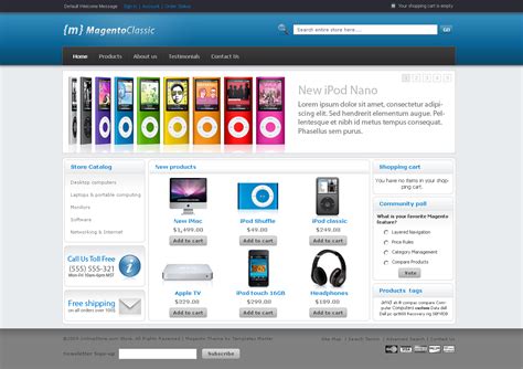 Free Magento Classic Theme is now available for download! / Magento Blog — Templates Master