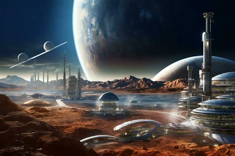 Future of space exploration from colonization 29895465 Stock Photo at ...