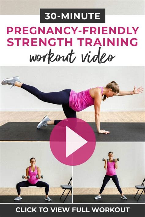 Strength Training: 30-Minute Pregnancy Workout | Nourish Move Love