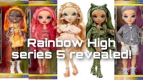 RAINBOW HIGH NEWS! Series 5 REVEALED! Aidan and more! - YouTube