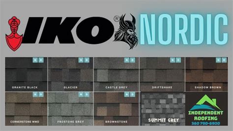 IKO Nordic Shingles Colors - YouTube