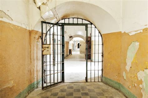 Jail Cell With Open Door stock photo. Image of empty - 25857412