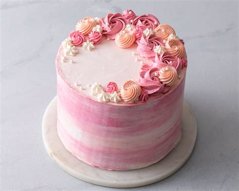 Watercolor Buttercream Cake - Tessa Huff's Bake Club