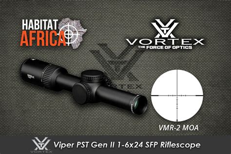 Vortex Viper PST Gen II 1-6x24 SFP Riflescope VMR-2 MOA Reticle