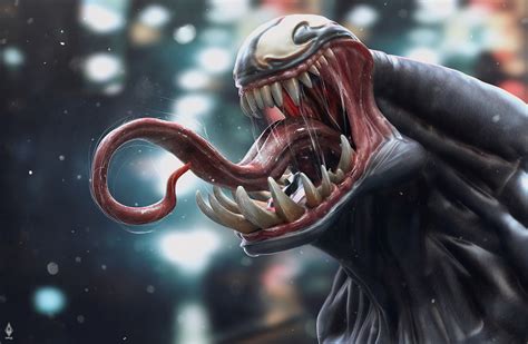 Venom 3d Art Tongue Art 4k Wallpaper,HD Superheroes Wallpapers,4k ...