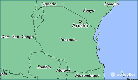 Where is Arusha, Tanzania? / Arusha, Arusha Map - WorldAtlas.com