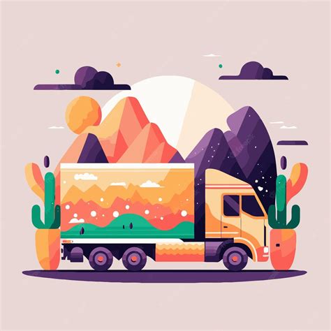 Premium Vector | Truck delivery logo icon delivery service concept vector illustration