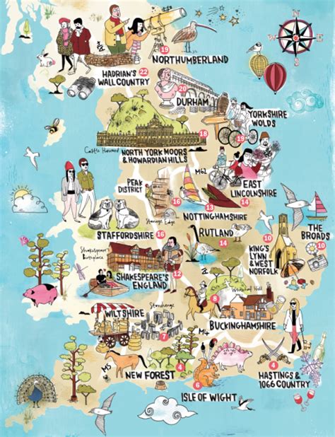 Tourist Map Of England And Scotland - Best Tourist Places in the World