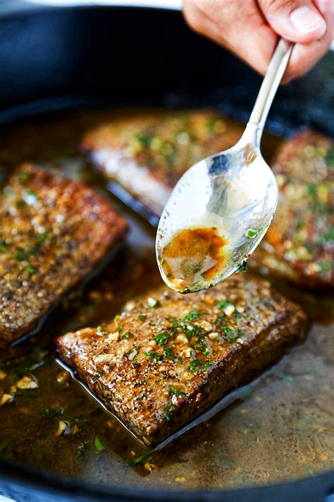 Garlic Butter Skillet Flank Steak Oven Recipe - No. 2 Pencil