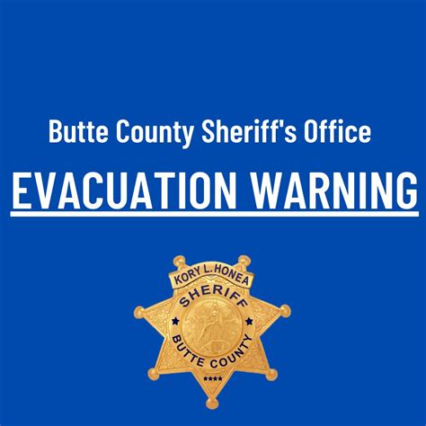 Butte County Sheriff on Twitter: "The Butte County Sheriff's Office (BCSO) is issuing an ...