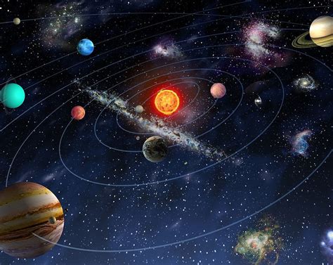 Solar System space mural. Kool Rooms for Kool Kids HD wallpaper | Pxfuel