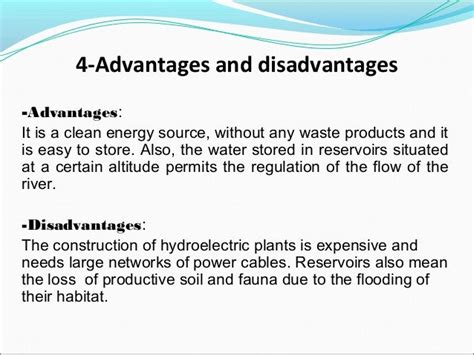 Hydroelectric power plants