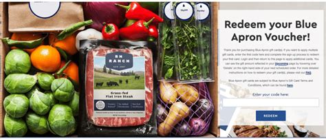 Blue Apron Gift Card Deals | Get Gourmet Meals Delivered