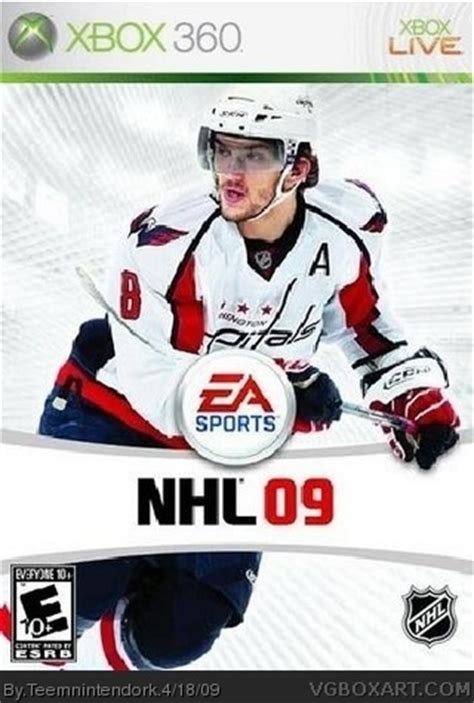 NHL 09 Xbox 360 Box Art Cover by Teemnintendork