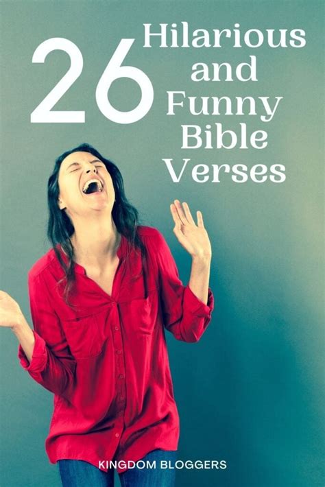 26 Hilariously Funny Bible Verses