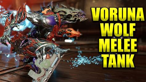 Voruna The Insane Wolf Melee Tank Warframe! Warframe Build Guide Review ...