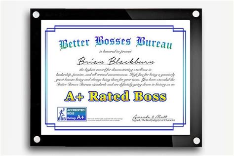 Funny Bosses Day Gift Best Boss Award Boss's Day Gift - Etsy