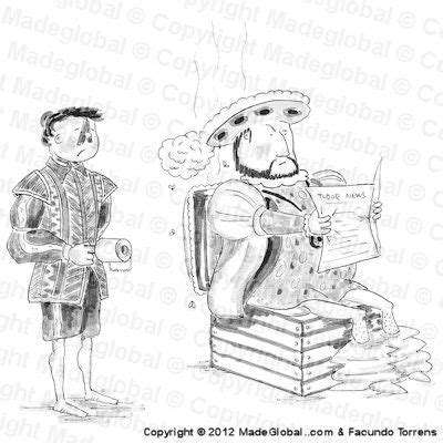 Henry VIII and his Groom of the Stool | Ilustraciones