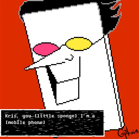 Spamton Phone by TeCaptain on DeviantArt