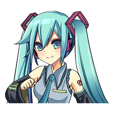 Hatsune Miku Drawings Easy People Girls - IMAGESEE