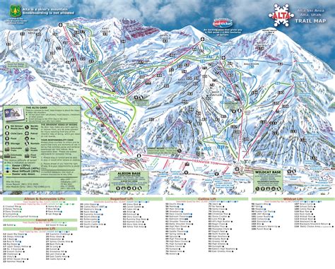 Alta Ski Map - skiflicks.com