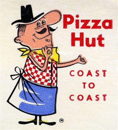 Pizza Hut Pete, 1960's | Pizza hut, Vintage illustration, Retro ads