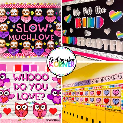 4 Ideas for Valentine's Day Bulletin Boards - Kindergarten Korner - A Kindergarten Teaching Blog