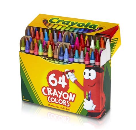 Lápis De Colorir / Giz De Cera Crayola 64 Cores - Importado - R$ 59,99 em Mercado Livre