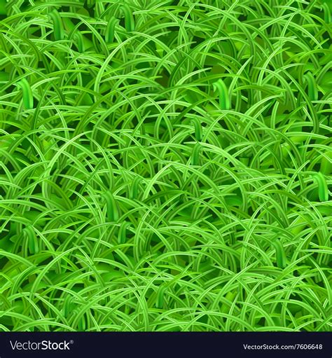 Seamless pattern of green grass Royalty Free Vector Image