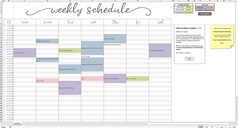 Monthly Schedule Template Excel Beautiful Weekly Calendar Excel - www.vrogue.co