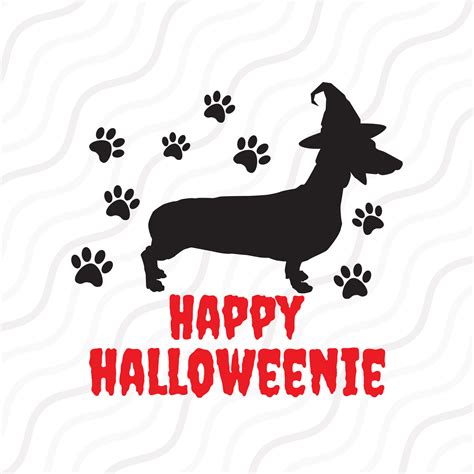 Happy Halloweenie SVG Halloween Dog SVG Halloween SVG Cut - Etsy