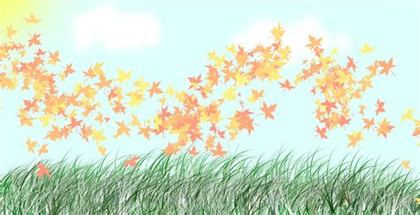 Leaves Blowing In The Wind Drawing at GetDrawings | Free download