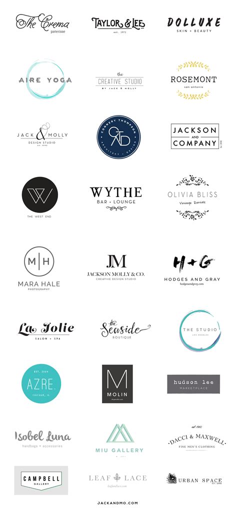 Clean. Simple. Modern. Branding. These logos are designed to be easily customizable to fit your ...