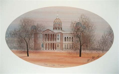 Iowa State Capitol - Rare P. Buckley Moss Prints