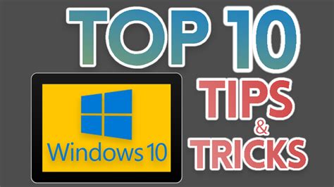 Windows 10 Top Tips & Tricks - Xelplus - Leila Gharani