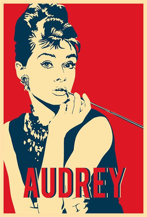 Audrey Hepburn Hope Pop Art Poster by Carlos V | Pop art posters, Pop ...